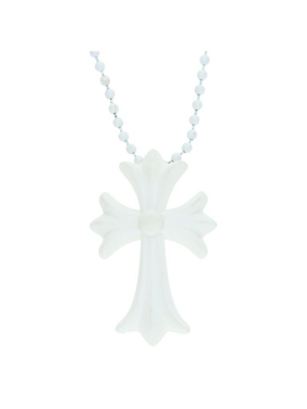 Chrome Hearts Rubber CH Small CH Cross Silicone Necklace
